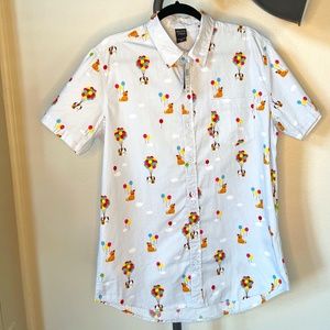 Up Pixar Woven Botton Up Shirt